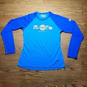 2019 NYRR Staten Island Half Run for Life Womens Small Blue L/S Running Shirt